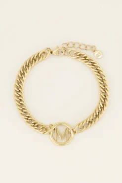 My Jewellery Bracelet Avec Initiales épaisses Clearance