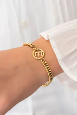 My Jewellery Bracelet Avec Initiales épaisses Clearance