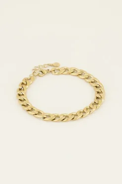 My Jewellery Bracelet Avec Maillons Plats Clearance