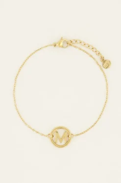 My Jewellery Bracelet Avec Médaillon Initiale Sale