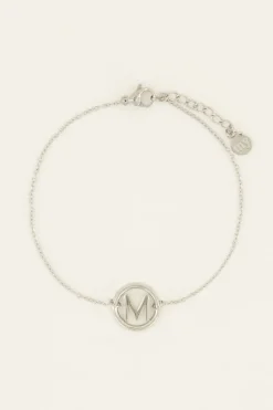 My Jewellery Bracelet Avec Médaillon Initiale Sale