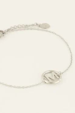 My Jewellery Bracelet Avec Médaillon Initiale Sale