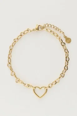 My Jewellery Bracelet Avec Petit Pendentif Cœur Ouvert Online