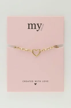 My Jewellery Bracelet Avec Petit Pendentif Cœur Ouvert Online