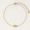 My Jewellery Bracelet Avec Pièce Et Strass New