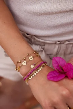 My Jewellery Bracelet Avec Pièce Et Strass New