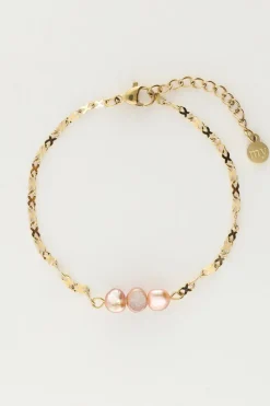 My Jewellery Bracelet Avec Trois Perles Violettes Best