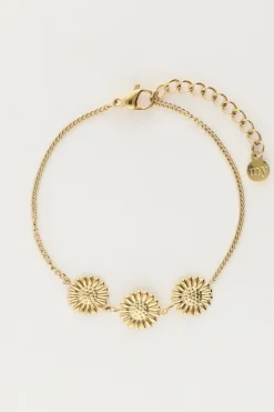 My Jewellery Bracelet Avec Trois Tournesols Sale