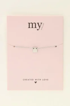 My Jewellery Bracelet Chaîne Médaillon Carré Sale