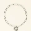 My Jewellery Bracelet Chaîne Pendentif Coeur à Perles Online