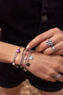 My Jewellery Bracelet Chaîne Petites Coeurs Universe Fashion