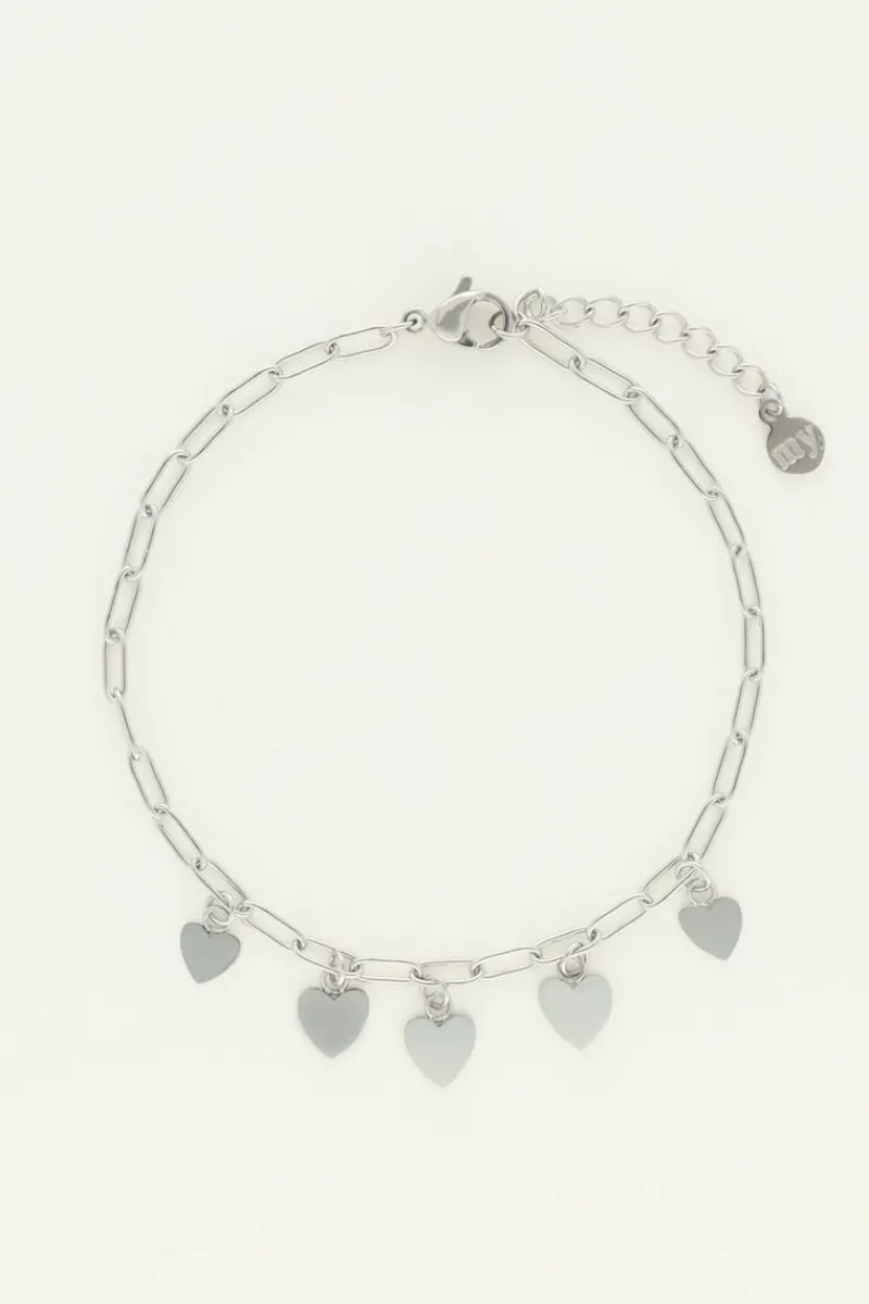 My Jewellery Bracelet Chaîne Petites Coeurs Universe Fashion