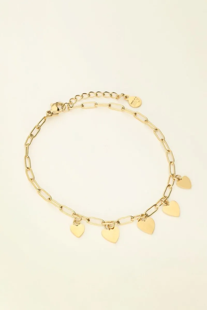 My Jewellery Bracelet Chaîne Petites Coeurs Universe Fashion