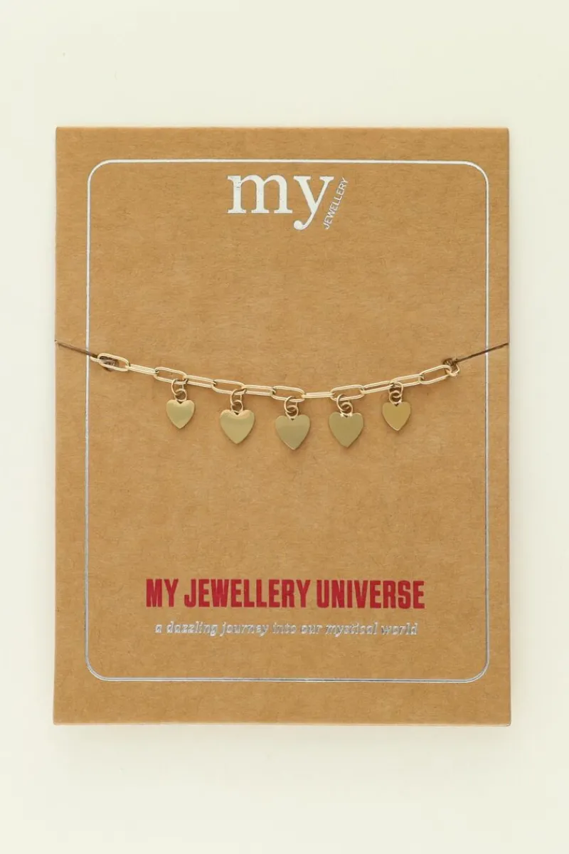 My Jewellery Bracelet Chaîne Petites Coeurs Universe Fashion