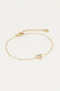 My Jewellery Bracelet Cœur à Strass Discount