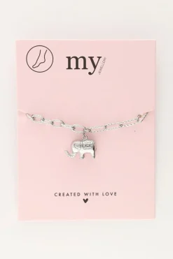 My Jewellery Bracelet De Cheville Avec éléphant Fashion