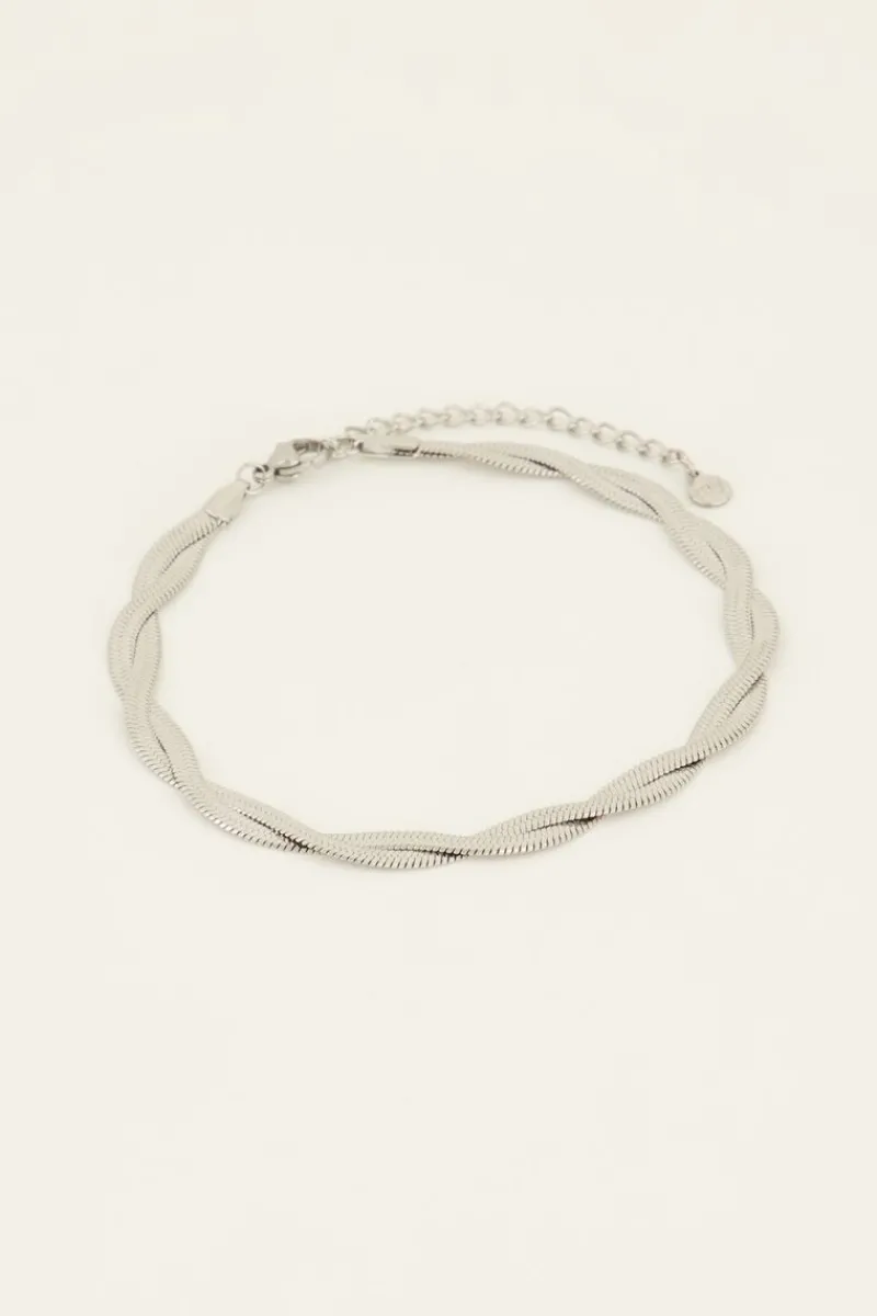My Jewellery Bracelet De Cheville Chaîne Torsadée Discount