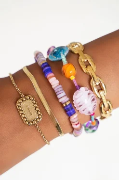 My Jewellery Bracelet De Perles Violettes Best