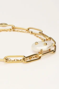 My Jewellery Bracelet Double Avec Maillon Et Perle Online