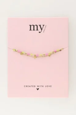 My Jewellery Bracelet Double Avec Perles Et étoiles Hot
