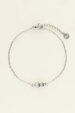 My Jewellery Bracelet Double Cœur En Strass New