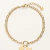 My Jewellery Bracelet Double Initial Avec Cœur Hot