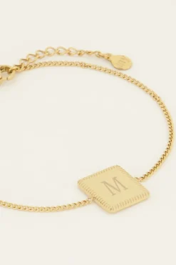 My Jewellery Bracelet Et Médaillon Carré à Graver Atelier Sale