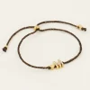 My Jewellery Bracelet Initiale Noir Sale