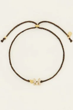 My Jewellery Bracelet Initiale Noir Sale
