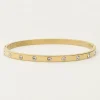 My Jewellery Bracelet Jonc à Pierres Transparentes Discount