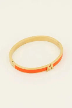 My Jewellery Bracelet Jonc Beige à Initiale Online