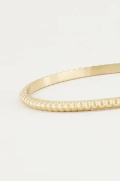 My Jewellery Bracelet Jonc Fin Côtelé Sale