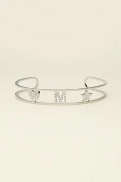 My Jewellery Bracelet Jonc Ouvert à Initiale Online