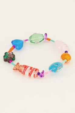 My Jewellery Bracelet élastique à Perles Fantaisie Multicolore Sale