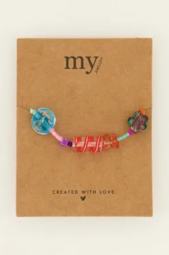 My Jewellery Bracelet élastique à Perles Fantaisie Multicolore Sale