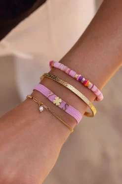 My Jewellery Bracelet élastique Art Avec Perles Roses Online