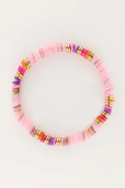 My Jewellery Bracelet élastique Art Avec Perles Roses Online