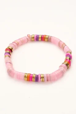 My Jewellery Bracelet élastique Art Avec Perles Roses Online
