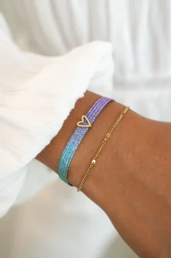My Jewellery Bracelet élastique D'amour Pailleté Rainbow Best