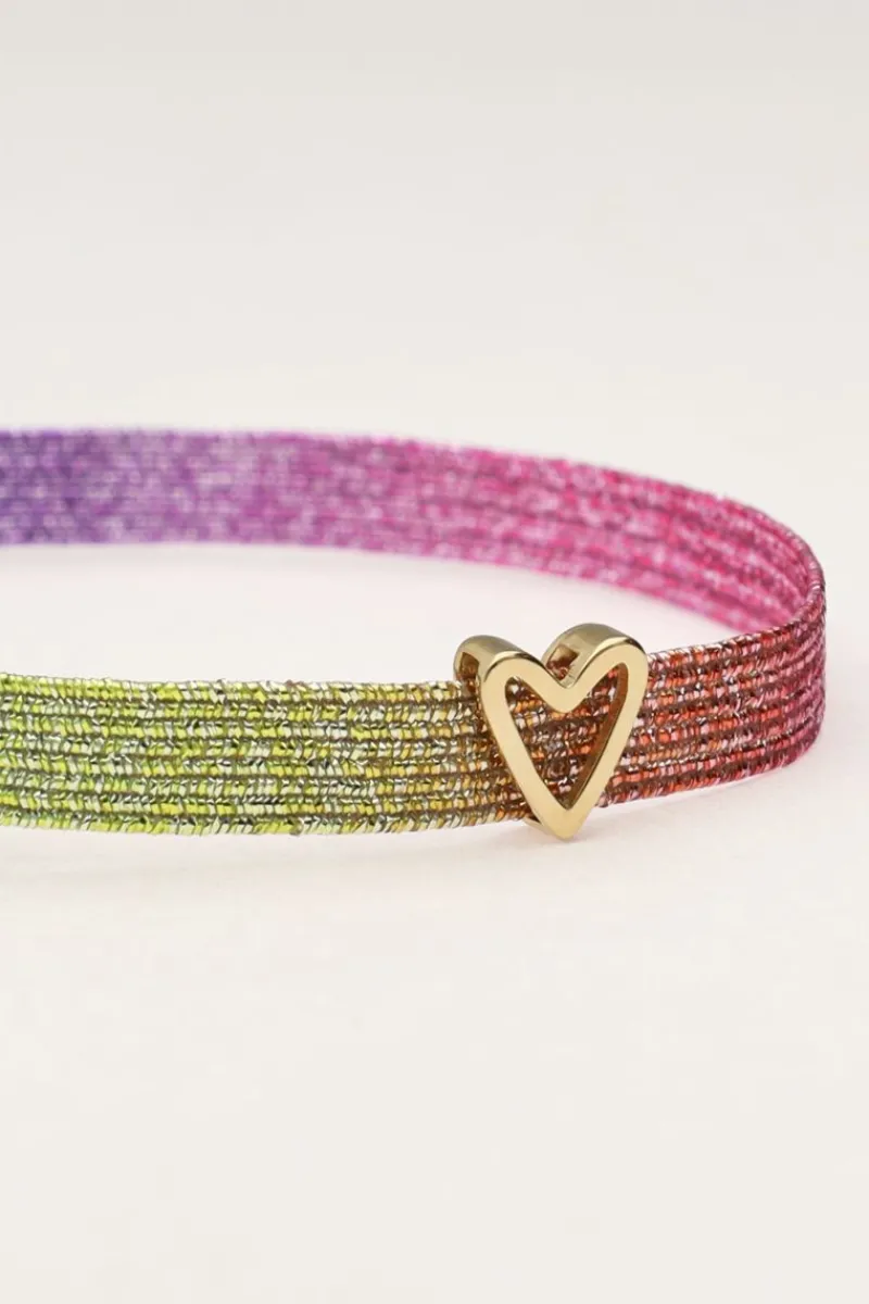 My Jewellery Bracelet élastique D'amour Pailleté Rainbow Best