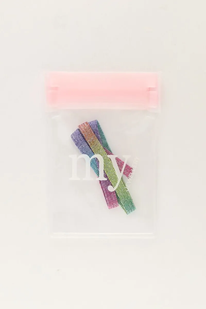 My Jewellery Bracelet élastique D'amour Pailleté Rainbow Best