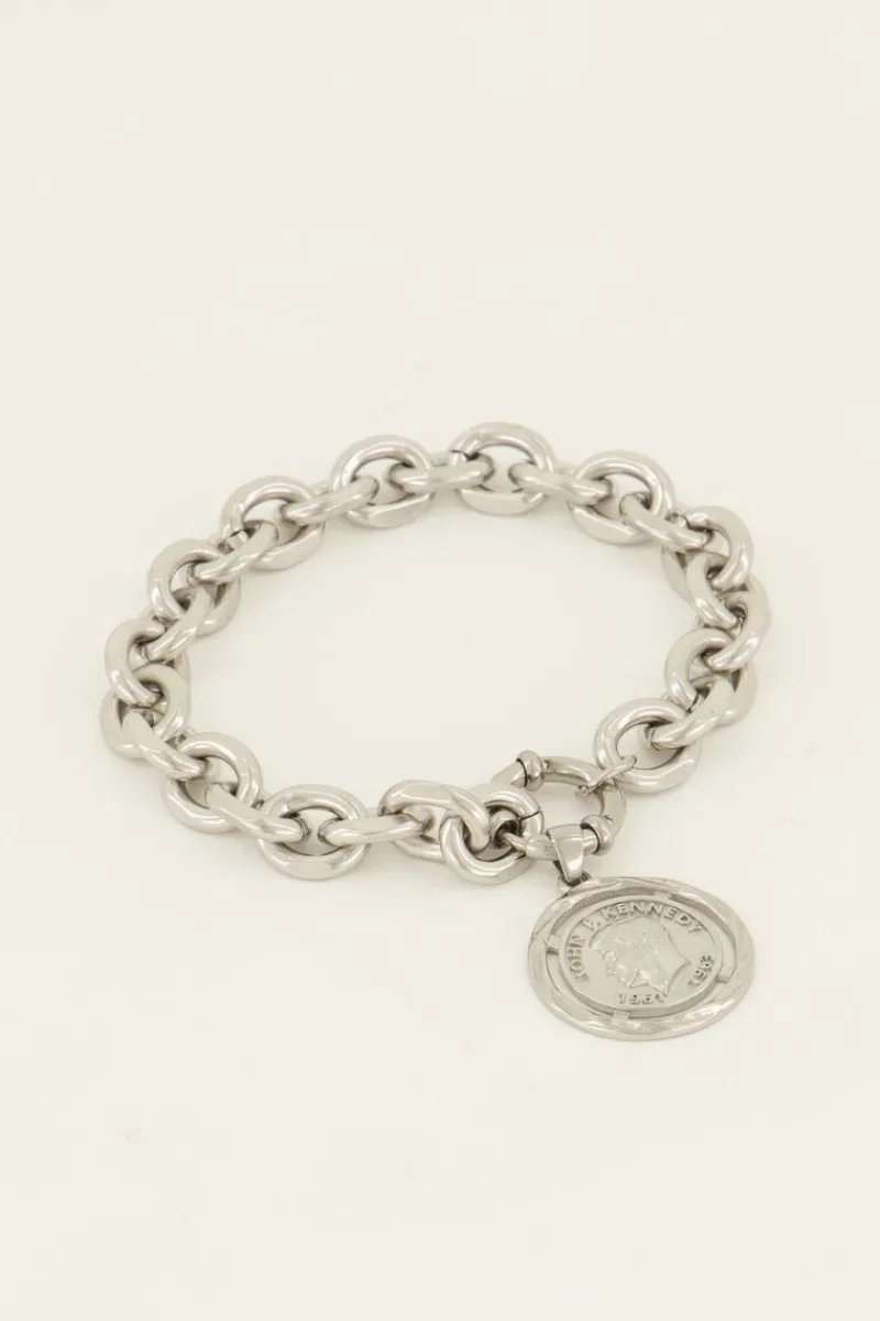 My Jewellery Bracelet Maille Bold Spirit Avec Médaillon Online