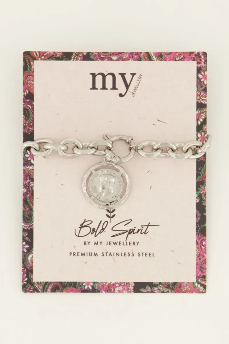 My Jewellery Bracelet Maille Bold Spirit Avec Médaillon Online