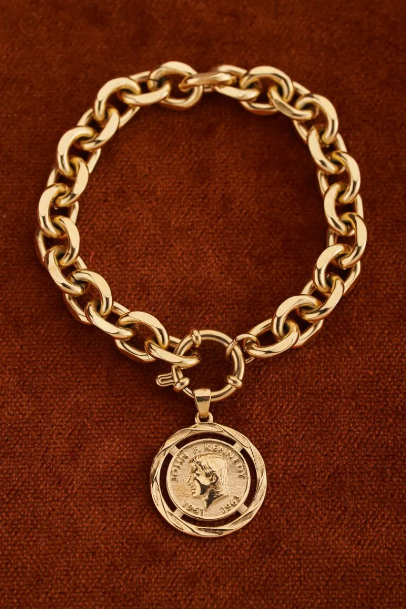 My Jewellery Bracelet Maille Bold Spirit Avec Médaillon Online