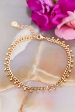 My Jewellery Bracelet Maille Gourmette Avec Billes Outlet