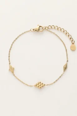 My Jewellery Bracelet Minimaliste à Carreaux Fashion