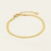 My Jewellery Bracelet Minimaliste à Maillons Plats Discount