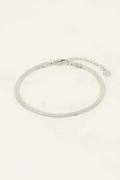 My Jewellery Bracelet Minimaliste à Maillons Plats Discount