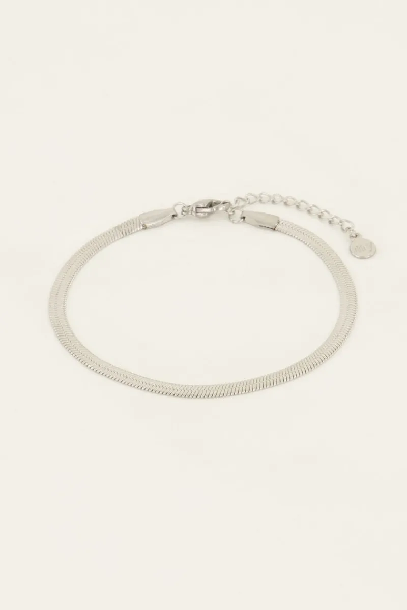 My Jewellery Bracelet Minimaliste à Maillons Plats Discount