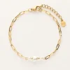 My Jewellery Bracelet Minimaliste Avec Cœur En Perles Clearance